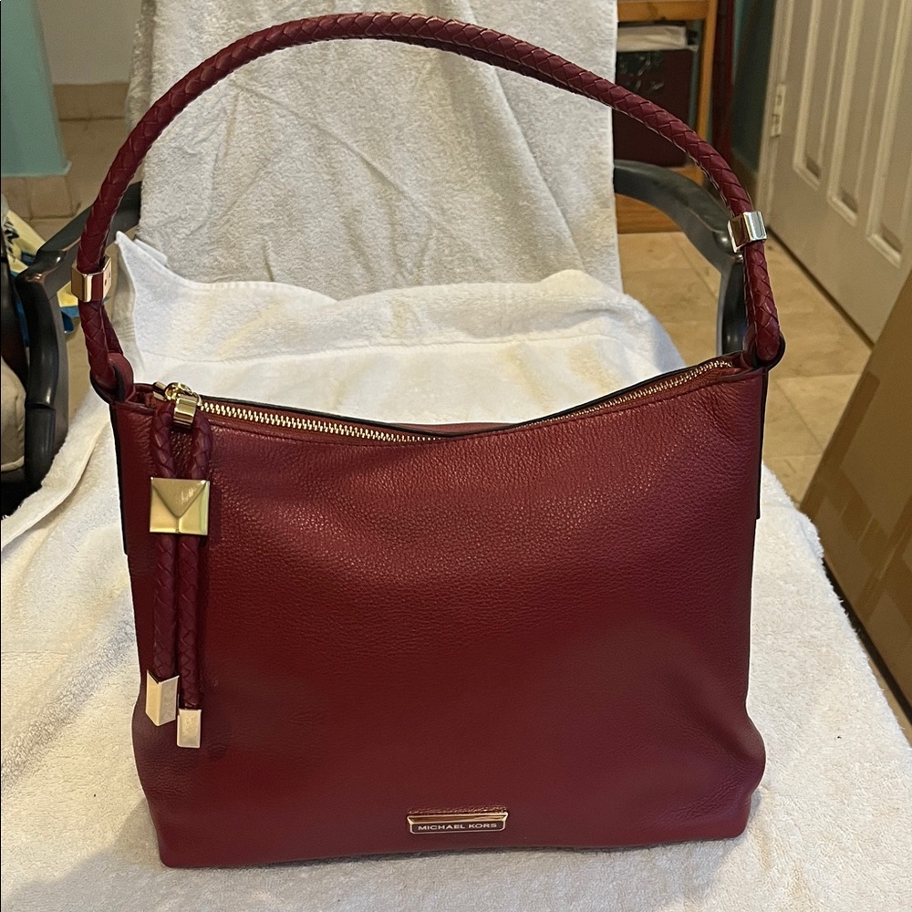 Michael Kors Lexington Brandy Leather Shoulder Bag